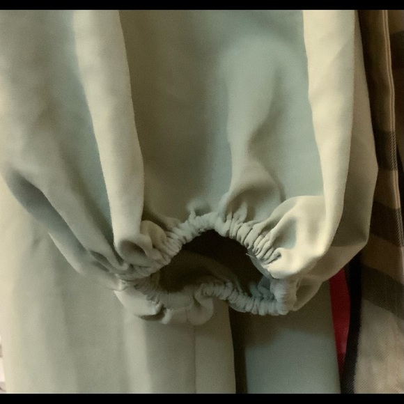 NAP long spruce green draw string neck (for off shoulder option) lounging gown - Picture 3 of 3